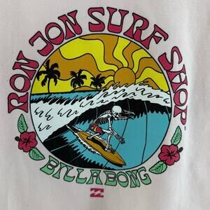 Ron Jon x Billabong Pink Hoodie Women’s Medium